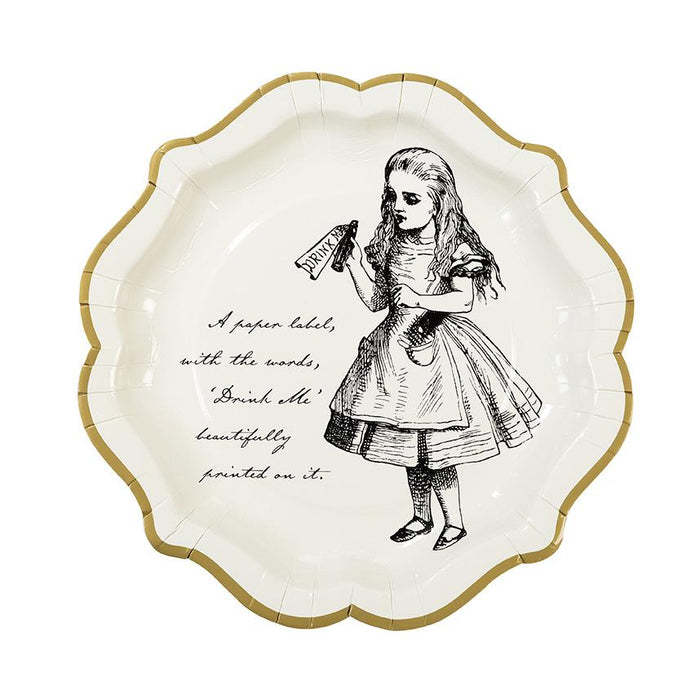 Truly Alice Paper Plates