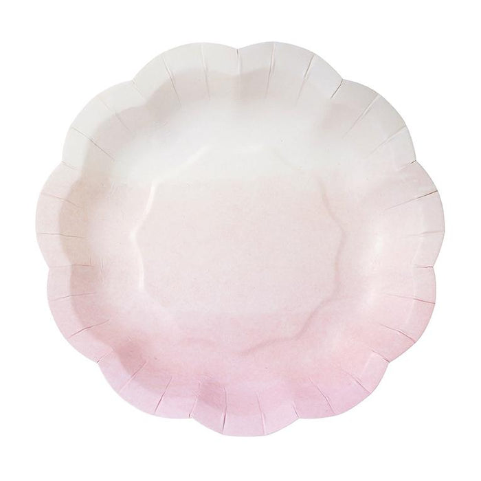 We Heart Pink Paper Plates