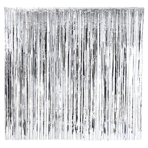 Glitterati Silver Foil Curtain